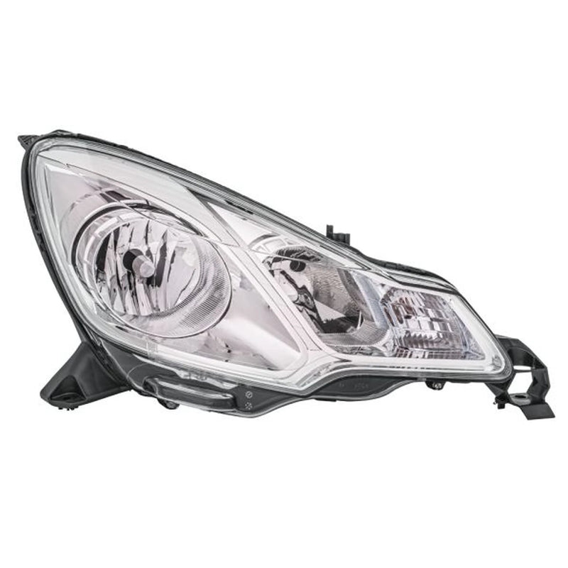 Hella Headlight Headlamp PY21W Right fits Citroën C3 II 2009-2016