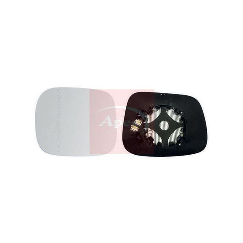 Apec Exterior Wing Mirror Glass Left fits Volvo XC70 II 2007-2016 2.4 3.2