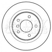 Key Parts Front Vented & Rear Vented Brake Discs & Pads fits BMW 1 2006-2011
