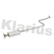 Klarius Box With Centre Pipe Centre fits Nissan Micra II 2000-2003 1.0 1.4