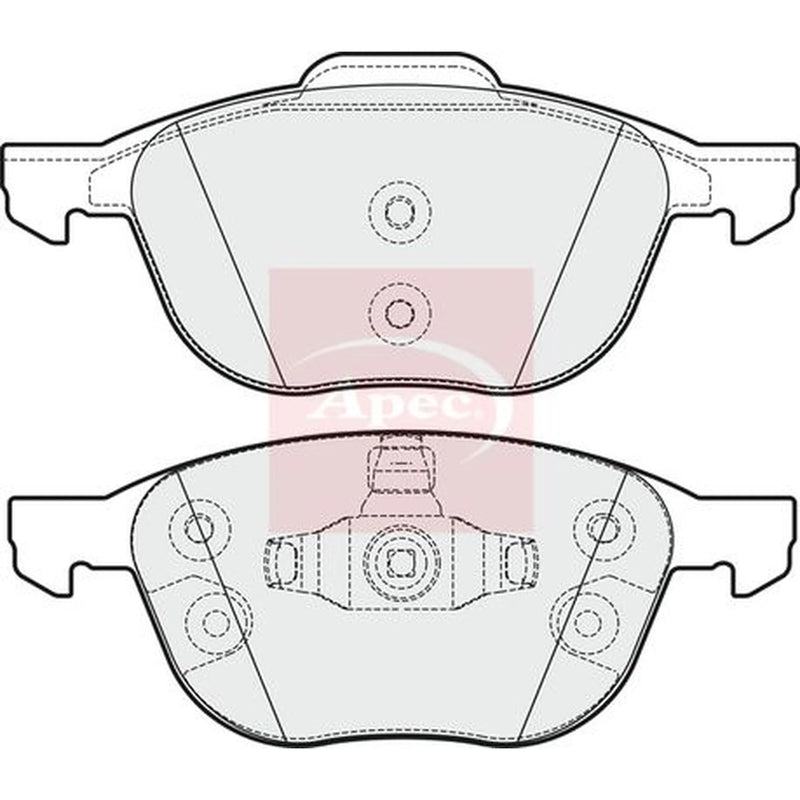 Apec Front Brake Pad Set PAD1821