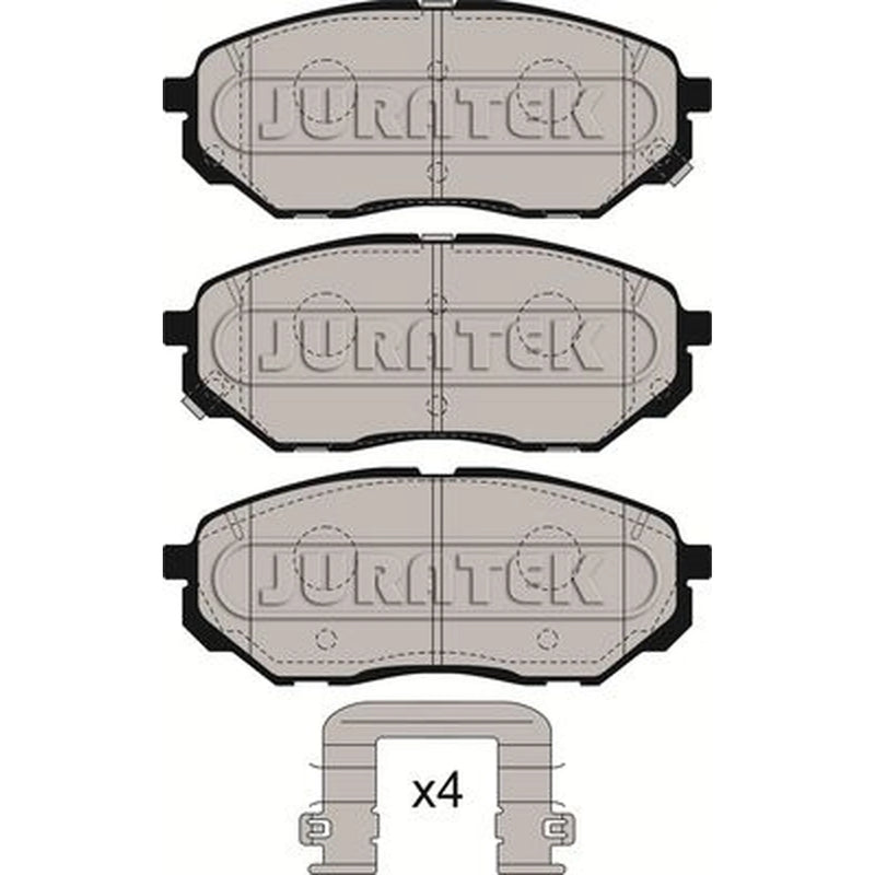 Juratek Front Brake Pad Set fits Hyundai Santa Fe IV 2018-2020 2.0 2.2 2.4 3.5