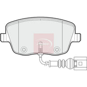 Apec Front Brake Pad Set fits Seat Cordoba 2002-2009 1.2 1.4 1.6 1.9 2.0
