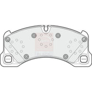 Apec Black Front Brake Pad Set fits Audi E-Tron GT 2020-2021