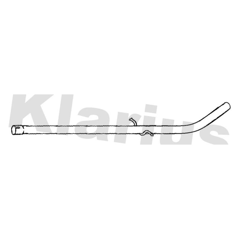 Klarius Exhaust Pipe OD fits Renault Kangoo / Grand Kangoo II 2008 on 1.5