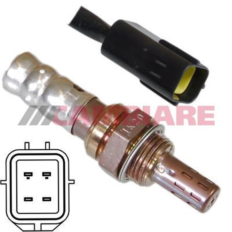 Cambiare O2 Lambda Oxygen Sensor after catalytic converter fits Infiniti Ex
