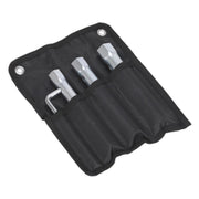 Sealey Spark Plug Box Spanner Set 3pc Long Reach Double End MS165 Sealey - Dynamic Drive