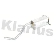 Klarius Box With Tail Pipe Rear fits Renault Clio III 2005-2014 1.2