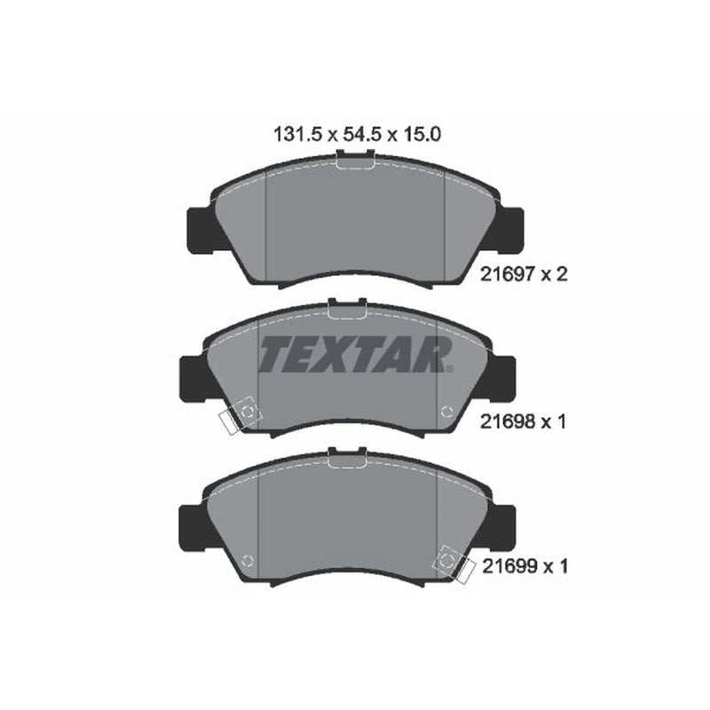 Textar Front Brake Pad Set 2169701