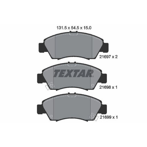 Textar Front Brake Pad Set 2169701