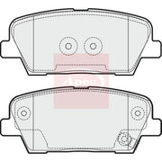 Apec Rear Brake Pad Set fits Genesis G70 2021 on 2.0 2.2