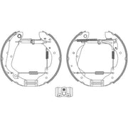 Mintex Brake Shoe Set Axle Kit fits Opel Arena 1998-2001 1.9