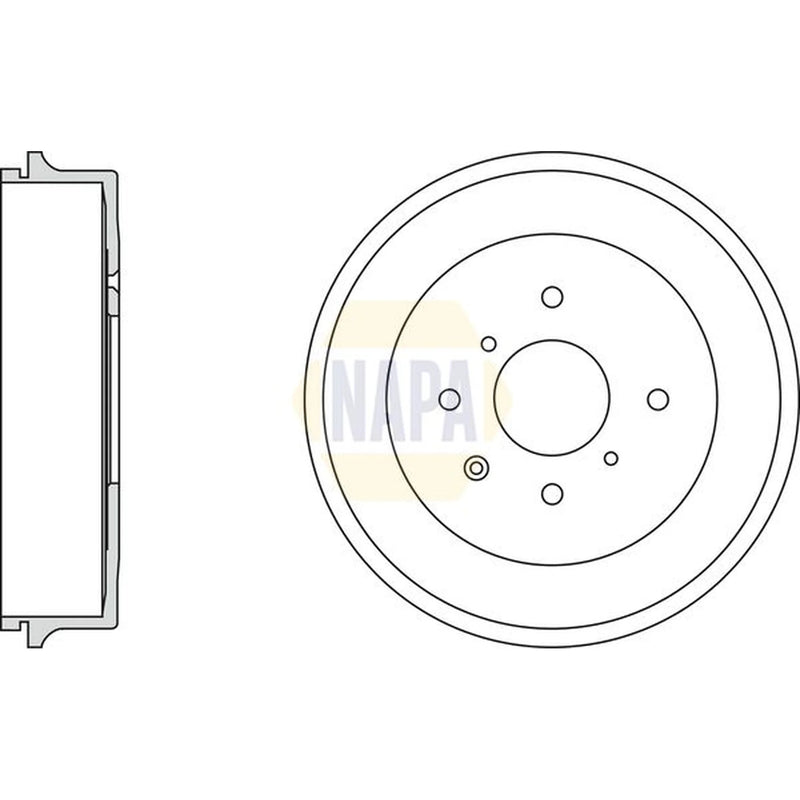 NAPA Brake Drum Assembly Rear NDR1015