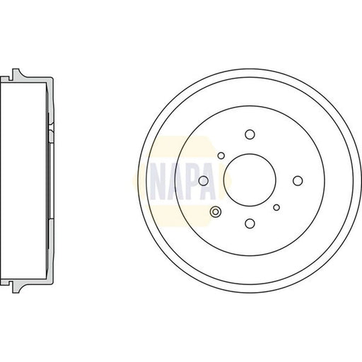 NAPA Brake Drum Assembly Rear NDR1015