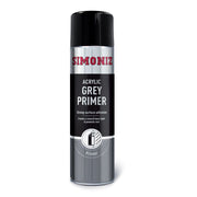 12 x Simoniz Large Grey Primer Acrylic Aerosol Auto Car Spray Paint 500ml SIMONIZ  - Dynamic Drive