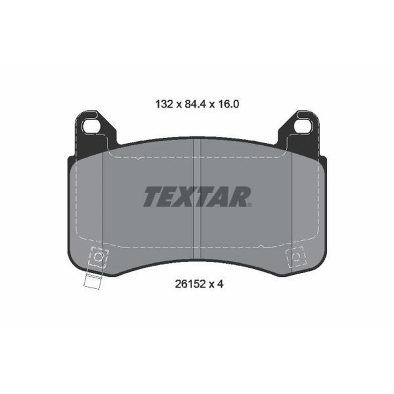 Textar Front Brake Pad Set 2615201