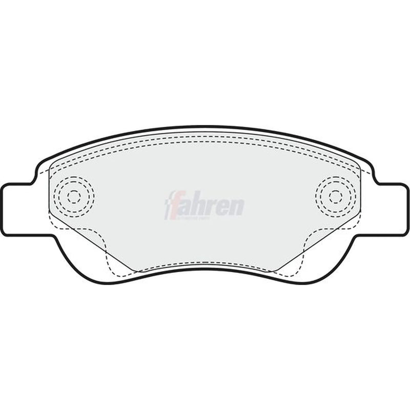 Fahren Front Brake Pad Set FBP3087