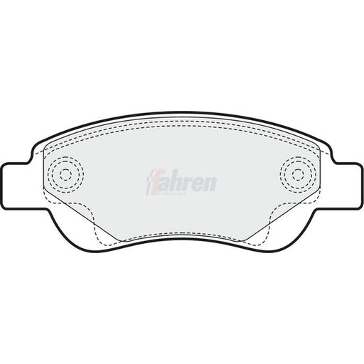 Fahren Front Brake Pad Set FBP3087