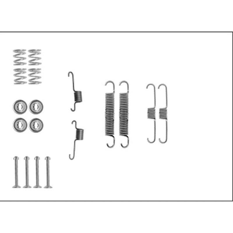 Mintex Brake Shoe Accessory Kit Rear fits Daihatsu Cuore 1998-2003 1.0
