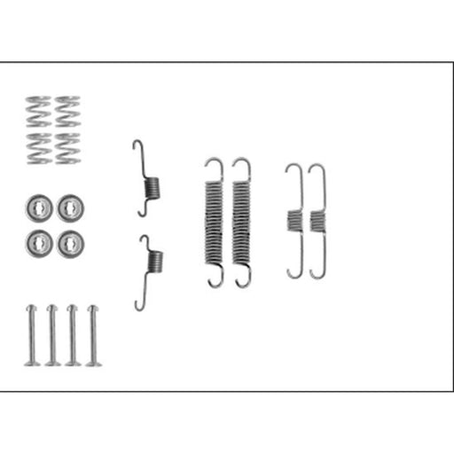 Mintex Brake Shoe Accessory Kit Rear fits Daihatsu Cuore 1998-2003 1.0