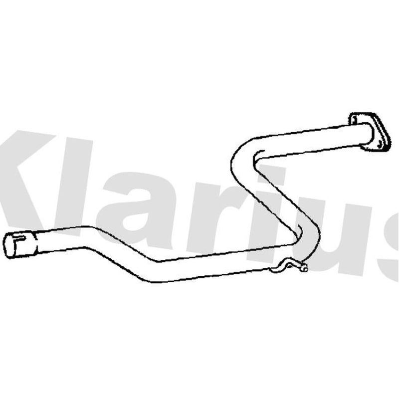 Klarius Exhaust Pipe OD fits Toyota Auris 2010-2012 1.8