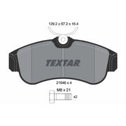 Textar Front Brake Pad Set 2154601