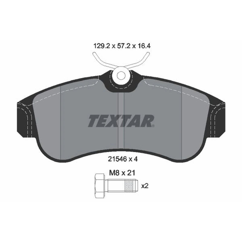 Textar Front Brake Pad Set 2154601