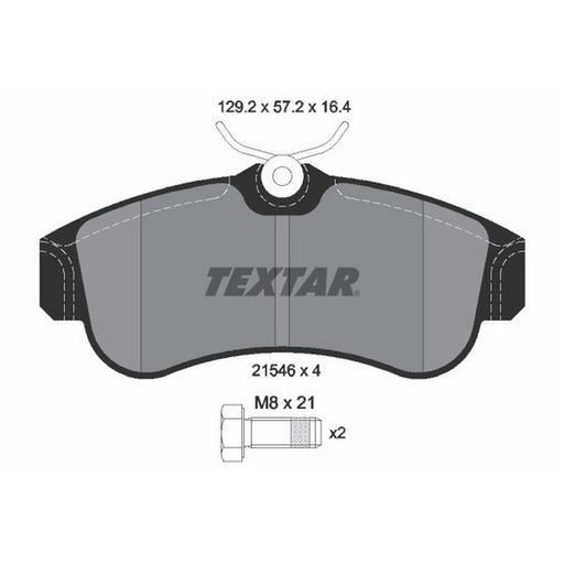 Textar Front Brake Pad Set 2154601