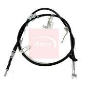 Apec Handbrake Cable Right Rear fits Fiat Sedici 2006-2014 1.6 2.0