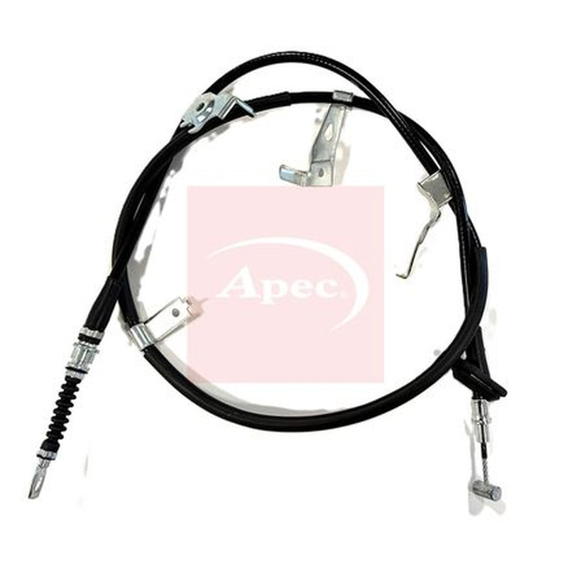 Apec Handbrake Cable Right Rear fits Fiat Sedici 2006-2014 1.6 2.0