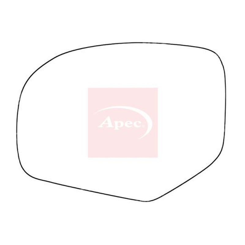 Apec Exterior Wing Mirror Glass Left fits Suzuki Swift III 2012-2017 1.2 1.6