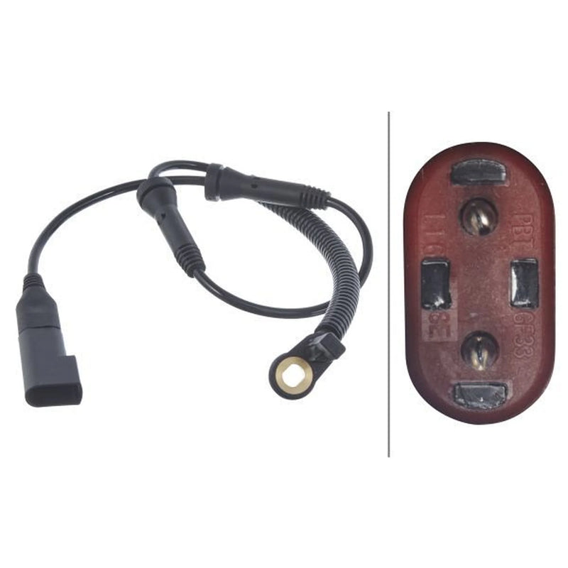 Hella ABS Wheel Speed Sensor Front fits Ford Tourneo Connect 2002-2013 1.8