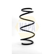 NAPA Front Suspension Coil Spring fits Nissan Note 2006-2012 1.6