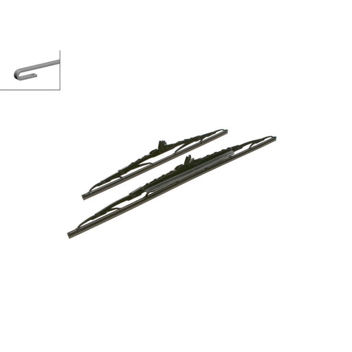 Bosch Twin Spoiler Wiper Blade Set 600mm + 450mm — 291S fits Chevrolet Cruze
