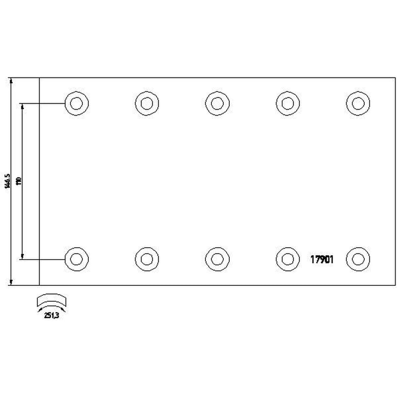 Textar Textar Cv Brake Lining Set 1790006