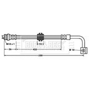 Borg & Beck Brake Hydraulic Hose Line Front Left BBH7473