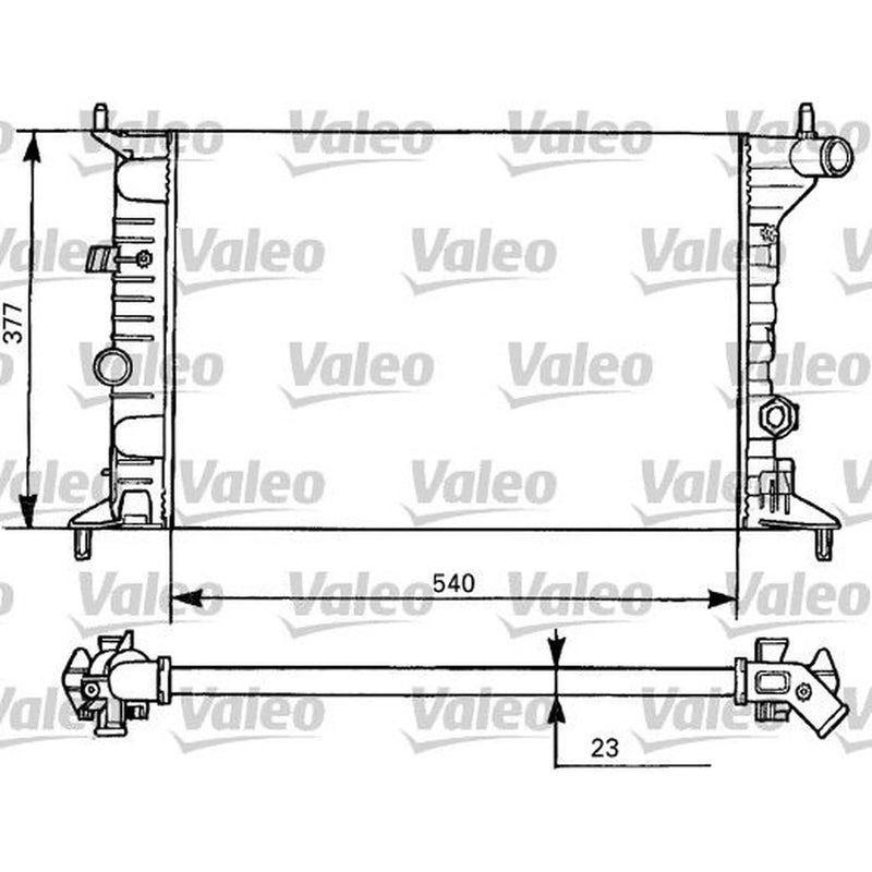 Valeo Engine Radiator 731525
