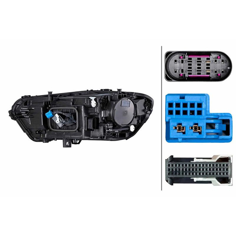 Hella Headlight Headlamp LED Right fits Mercedes-Benz Cla 2019-2020