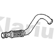 Klarius Exhaust Pipe OD fits Peugeot 308 II 2013-2021 1.2