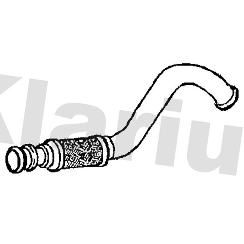 Klarius Exhaust Pipe OD fits Peugeot 308 II 2013-2021 1.2