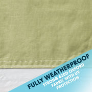 Dellonda Premium Fabric Side Panels - Beige Dellonda  - Dynamic Drive