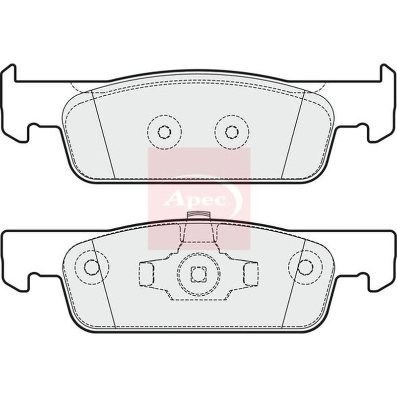 Apec Front Brake Pad Set PAD1944
