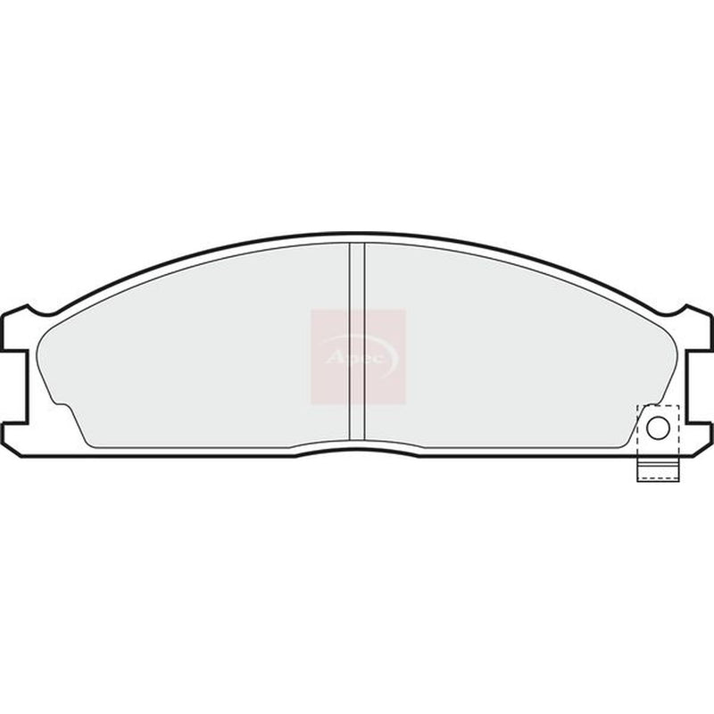 Apec Front Brake Pad Set fits Ldv Cub 1998-2001 2.3