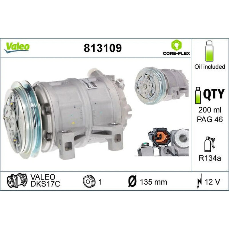 Valeo Air Conditioning Compressor 813109