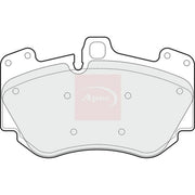 Apec Front Brake Pad Set fits Audi A4 B7 2005-2008