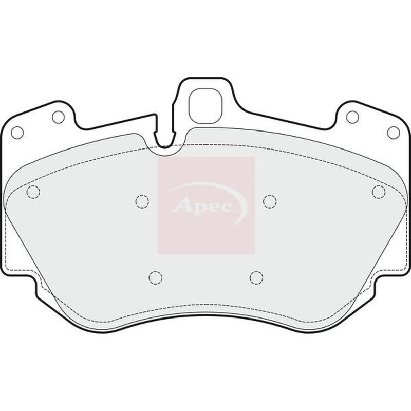 Apec Front Brake Pad Set fits Audi A4 B7 2005-2008