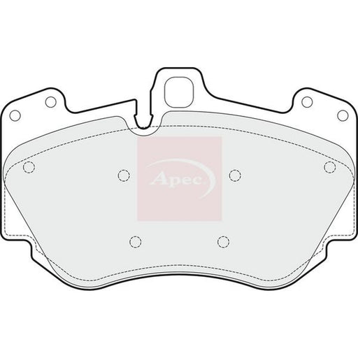 Apec Front Brake Pad Set fits Audi A4 B7 2005-2008