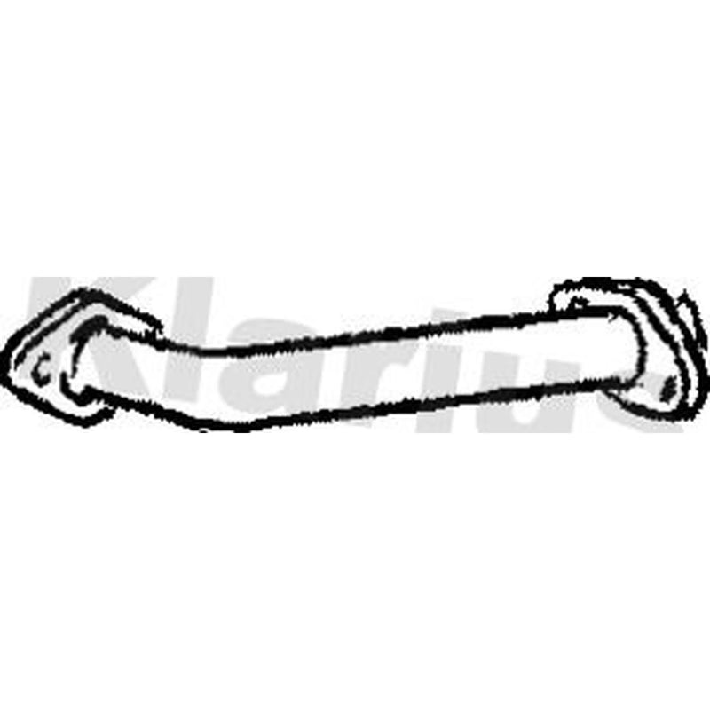 Klarius Exhaust Pipe OD fits Opel Vectra B 1995-2003 1.6 1.8
