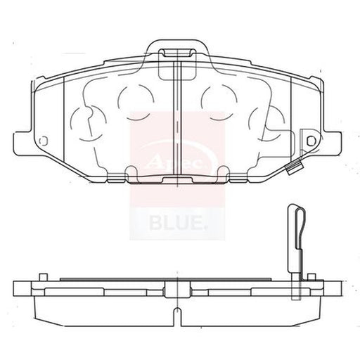 Apec Front Brake Pad Set fits Suzuki Jimny Closed Off-Road Vehicle 2018-2019 1.5