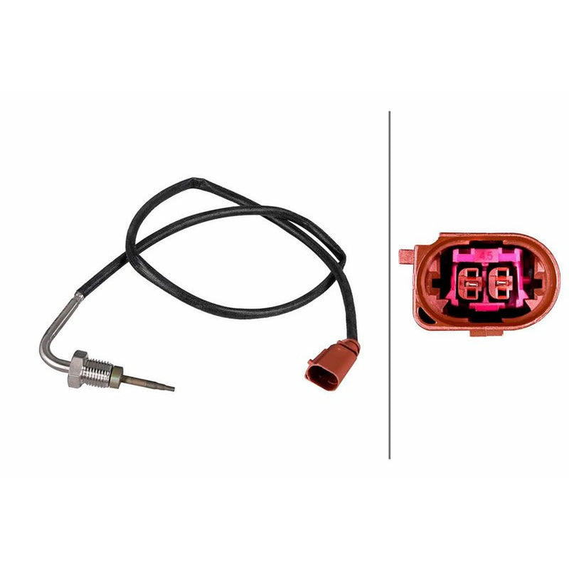 Hella Exhaust Gas Temperature Sensor before soot particulate filter fits Audi A3